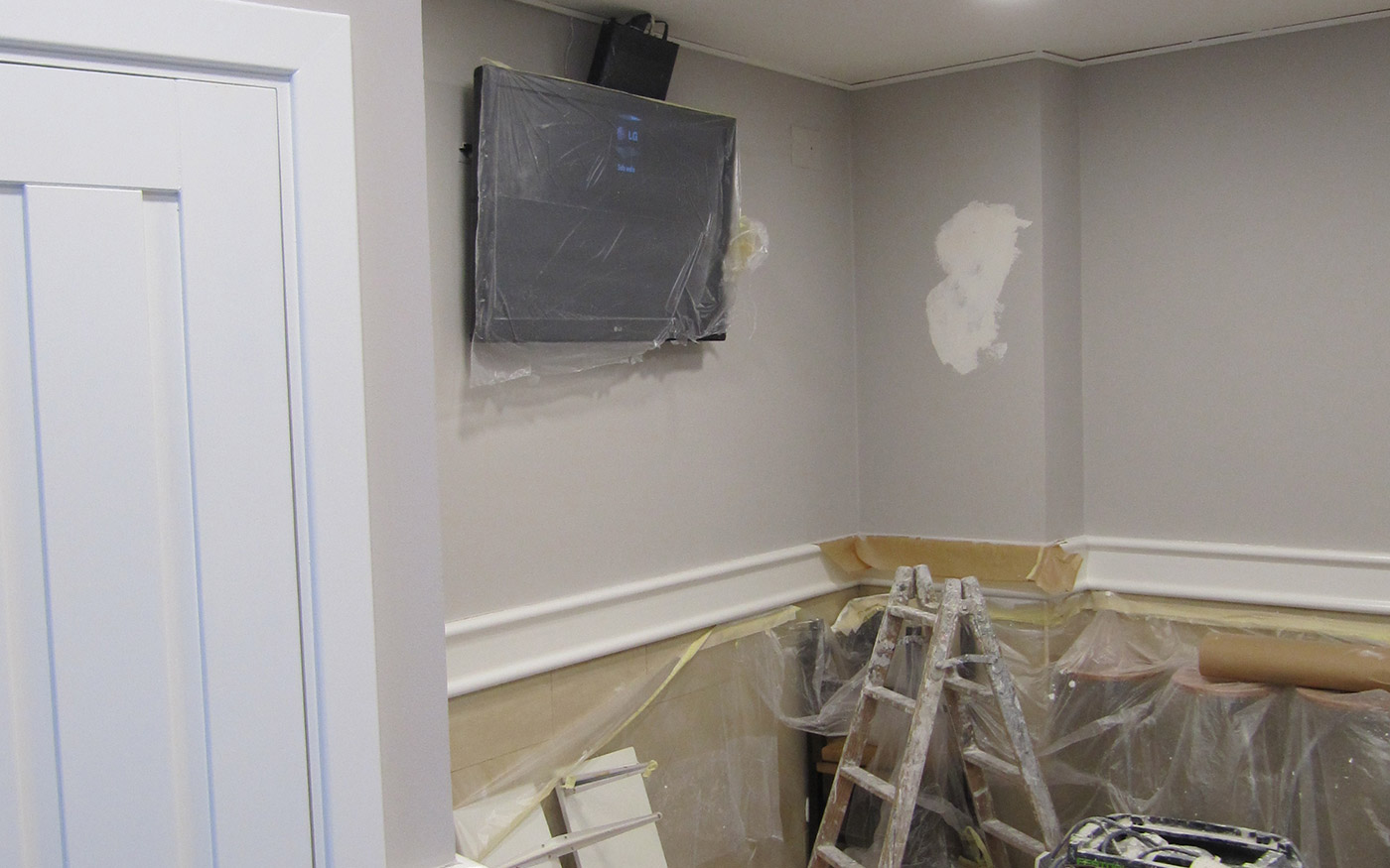 Foto reforma pared interior